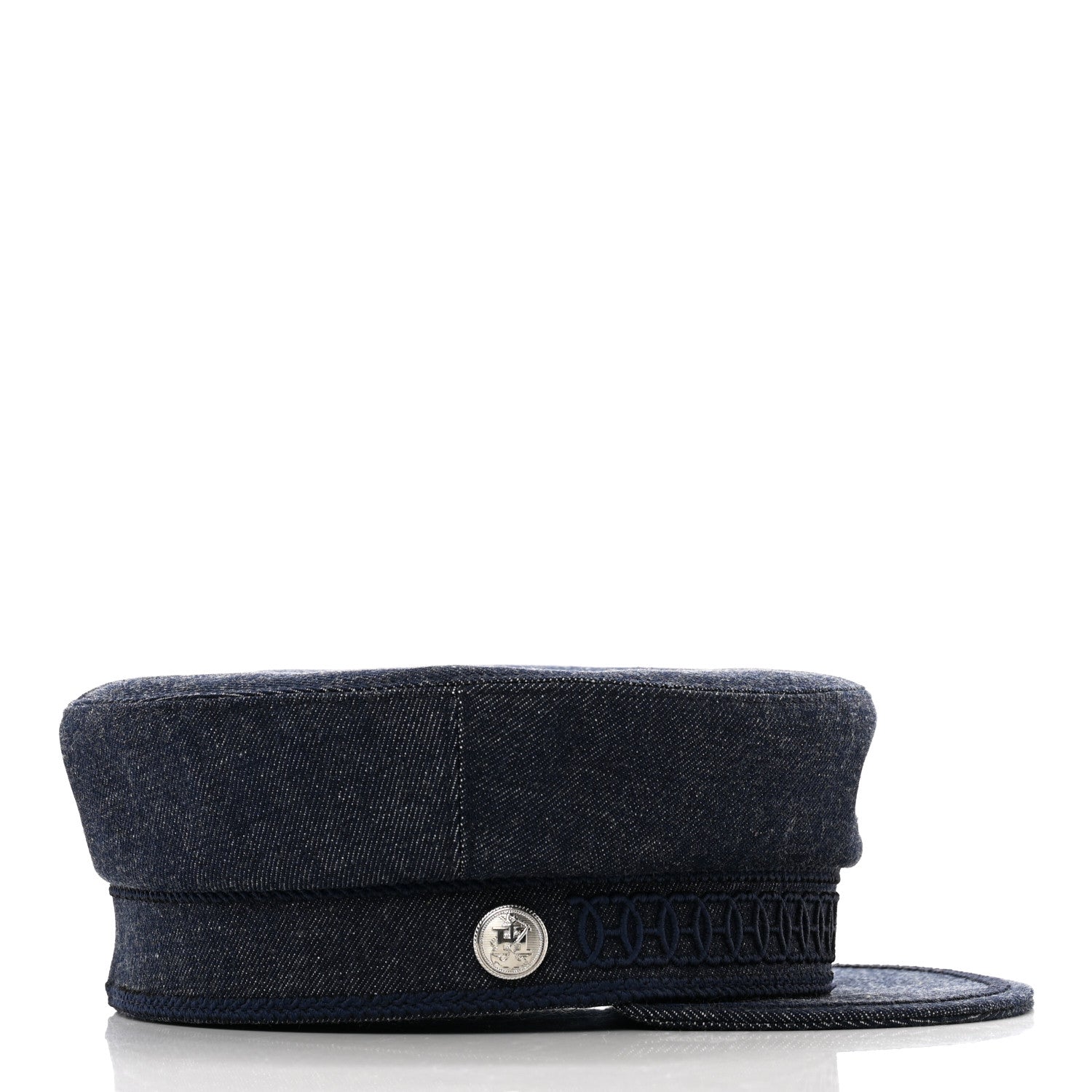 Hermes Denim Cabourg Cap 57 Indigo 4 of 9