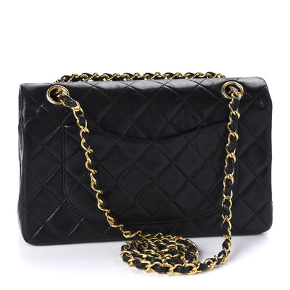 Chanel Lambskin Quilted Small Double Flap Black 4 of 11