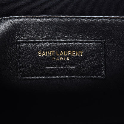 Saint Laurent Shiny Calfskin Medium Uptown Tote White 7 of 13