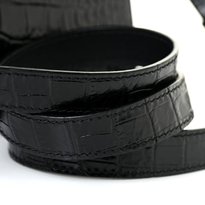 Givenchy Calfskin Crocodile Embossed Mini Antigona Black 10 of 13