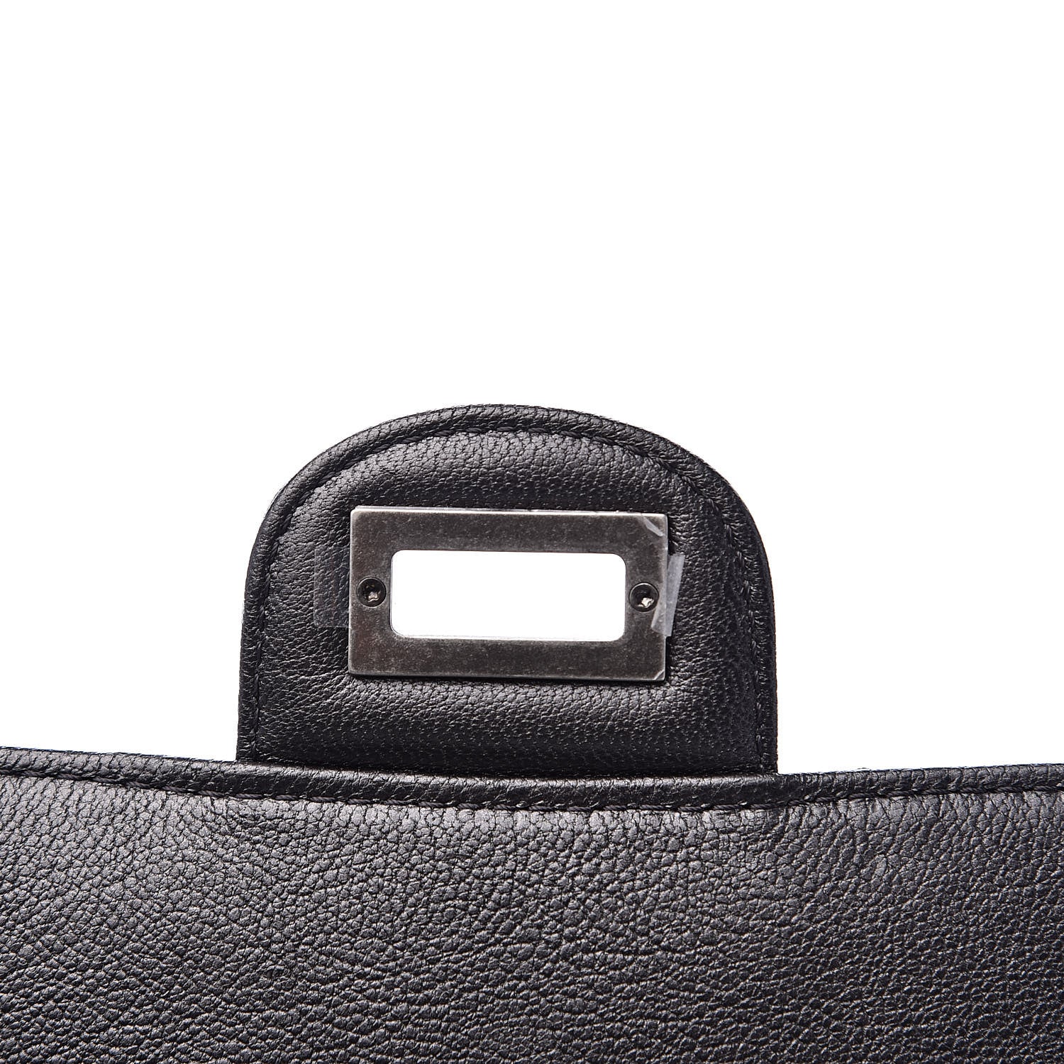 Chanel Metallic Sheepskin Quilted 2.55 Reissue Mini Flap Dark Grey 11 of 13