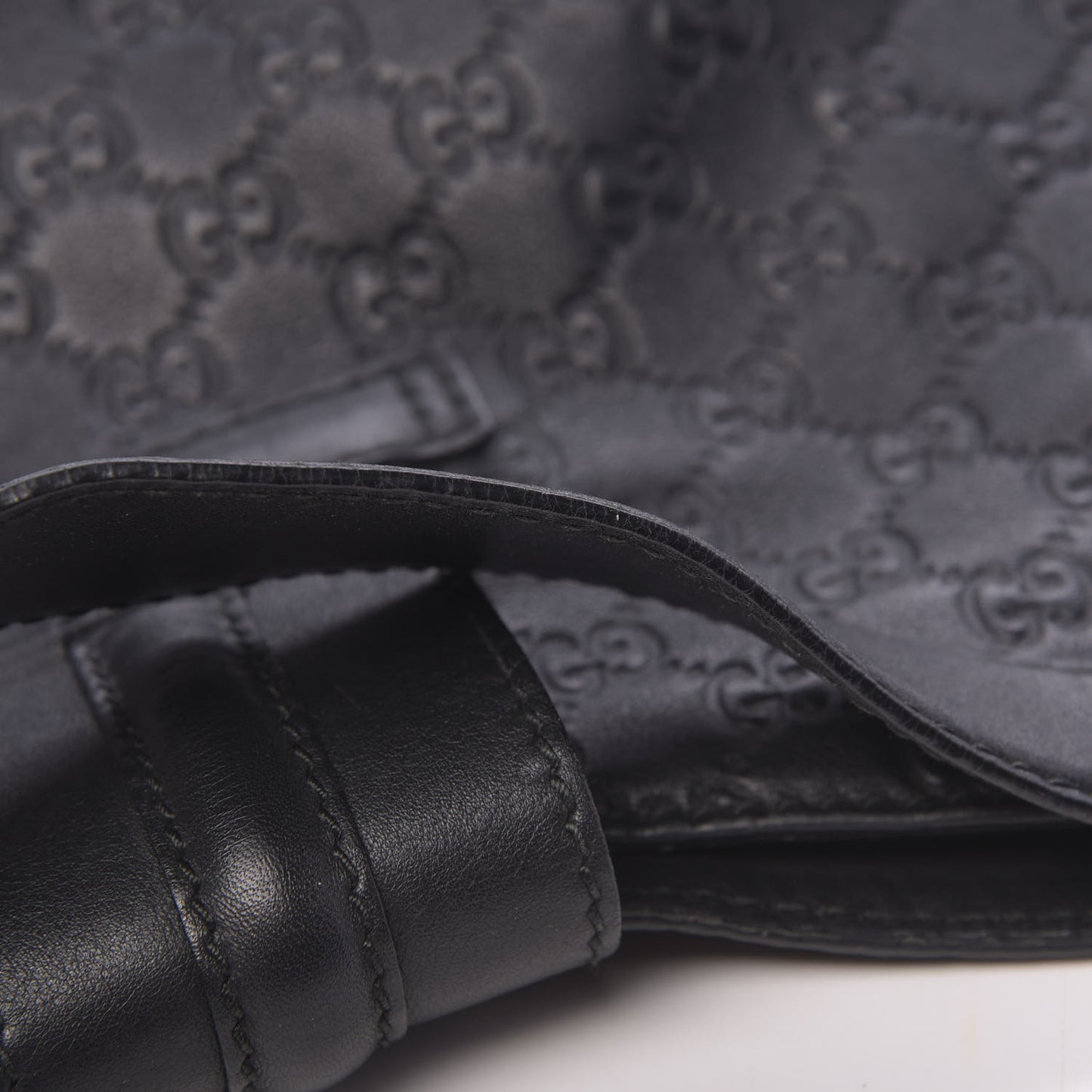 Guccissima Large New Ladies Web Hobo Black