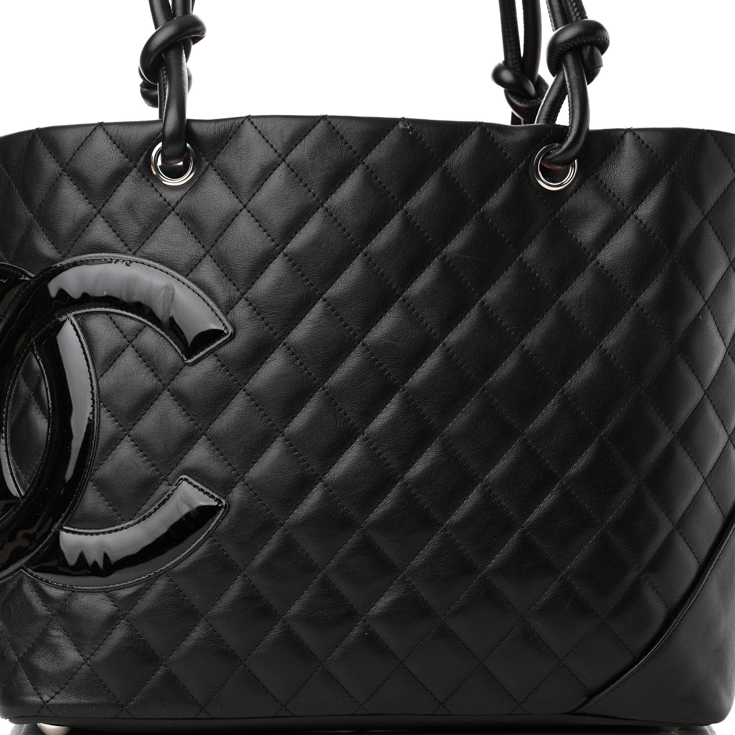 Chanel Calfskin Quilted Large Cambon Tote Black 8 of 15