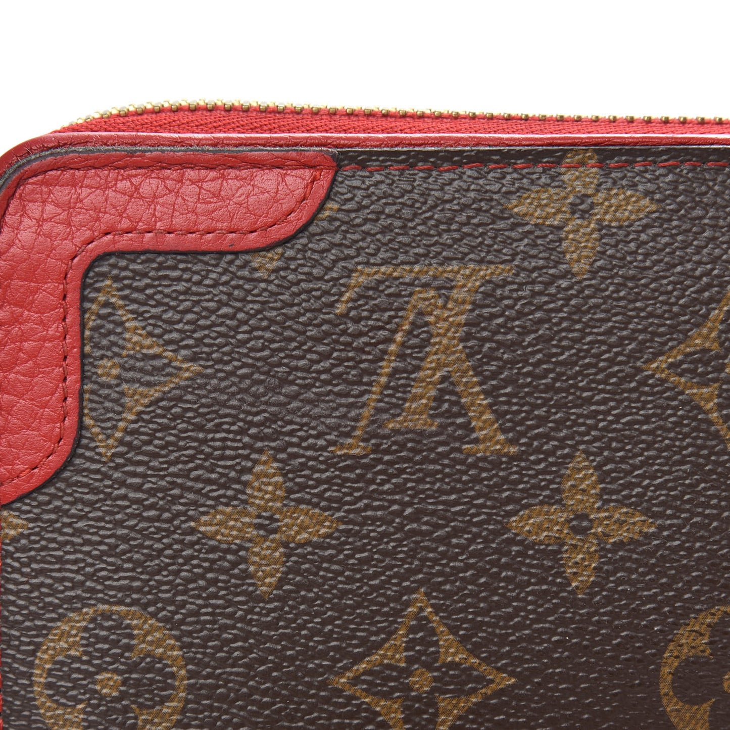 Monogram Retiro Zippy Wallet Cherry