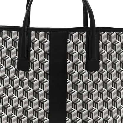 MCM Visetos Medium Liz Reversible Shopper Tote Black 14 of 18