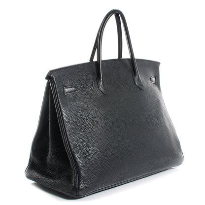 Hermes Togo Birkin 40 Black 3 of 9