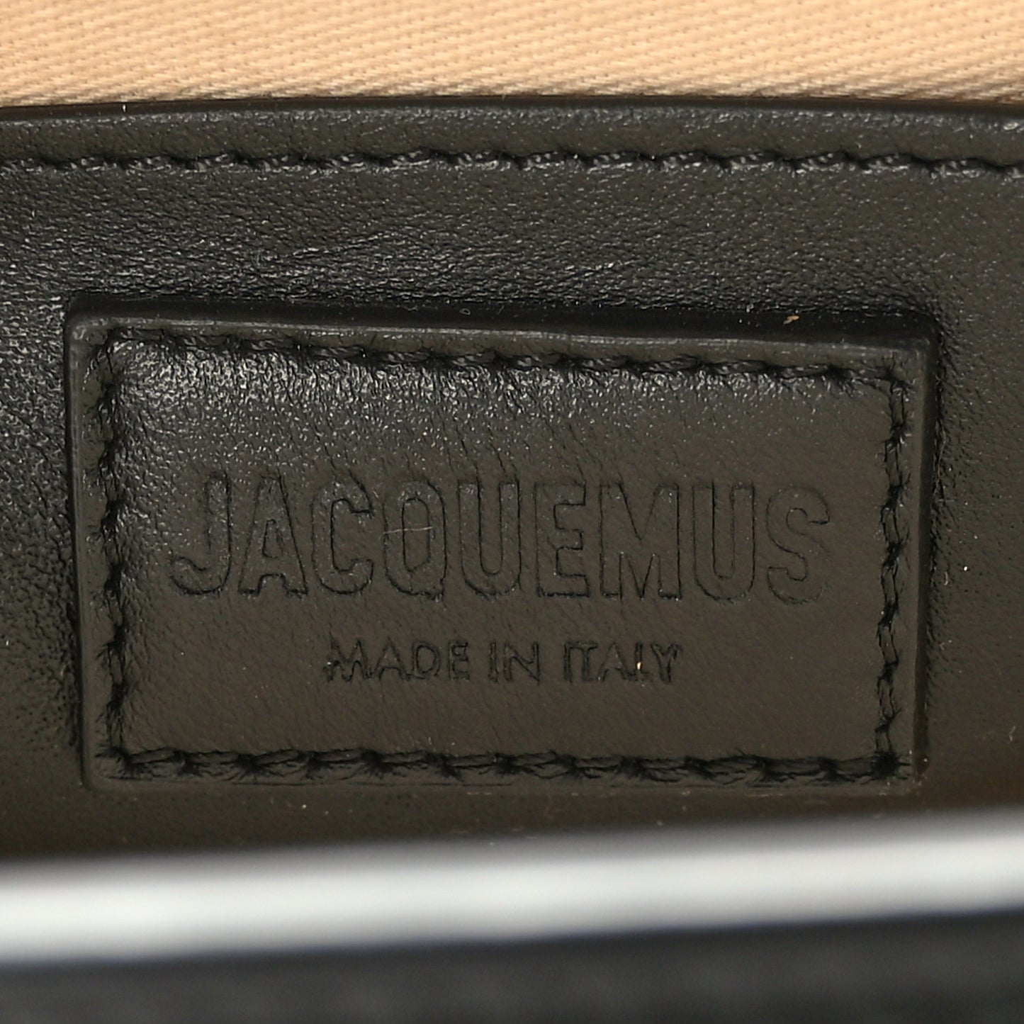 Smooth Calfskin Le Bambinou Black