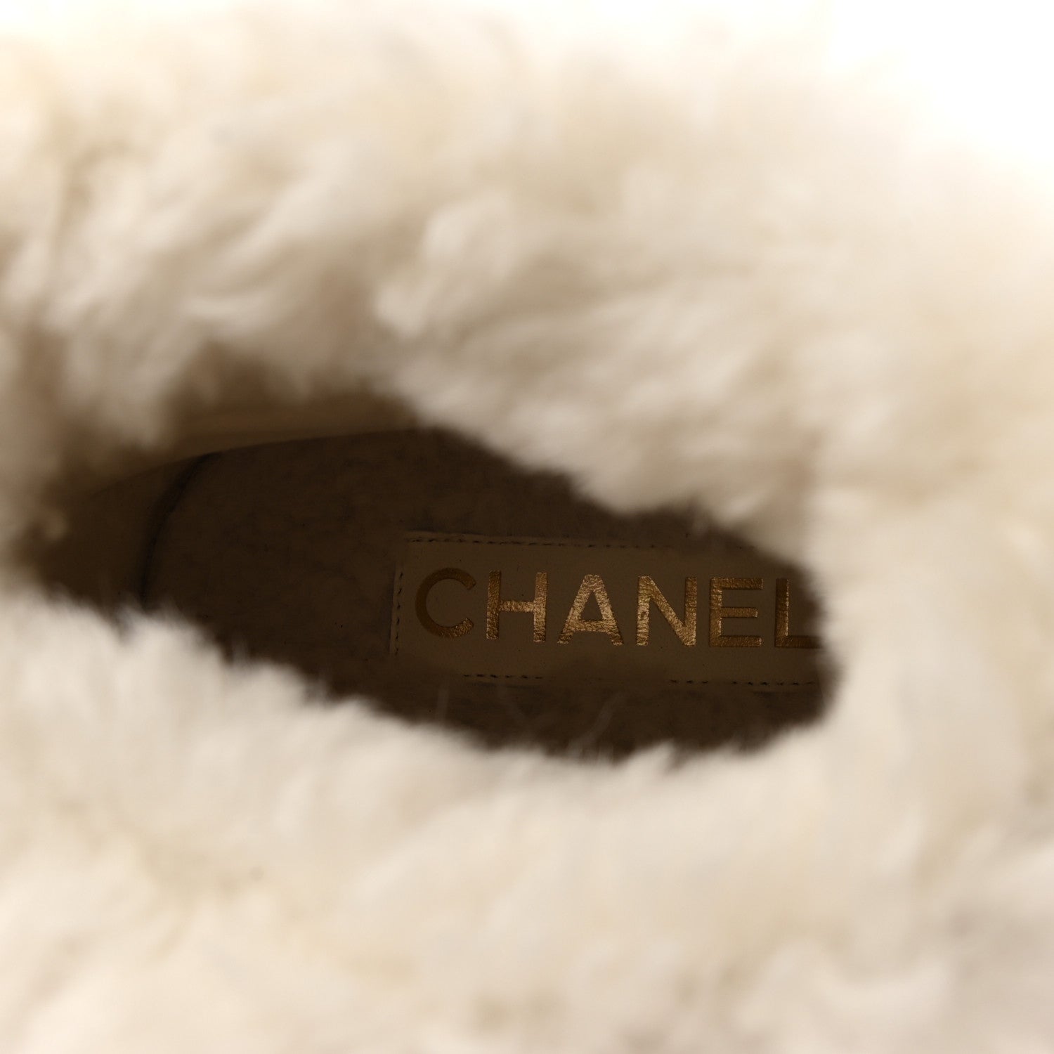Chanel Lambskin Shearling Short Boots 38.5 Black 7 of 8