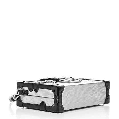 Louis Vuitton Epi Petite Malle Silver 4 of 10