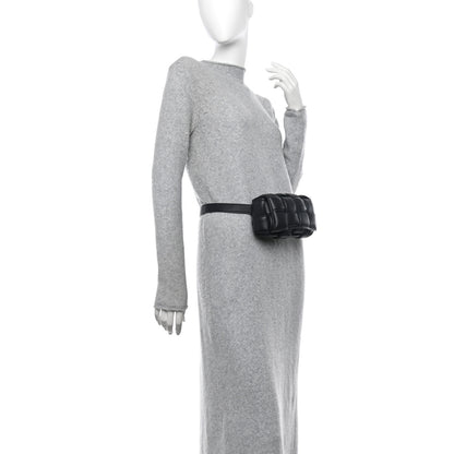 Bottega Veneta Nappa Maxi Intrecciato Padded The Belt Cassette Bag Black 2 of 10