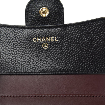 Chanel Caviar Quilted Compact Flap Wallet Black 6 of 7