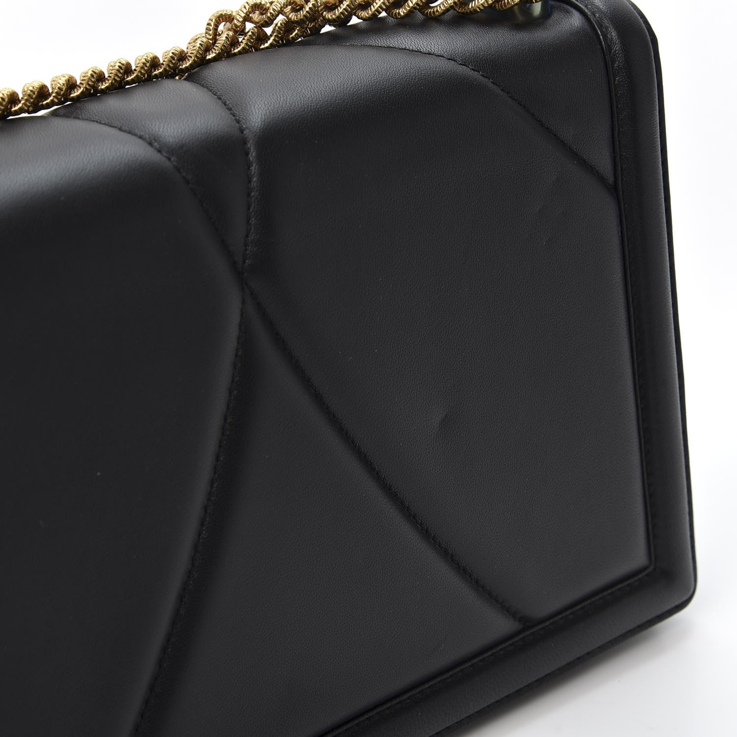 Dolce & Gabbana Calfskin Medium Devotion Crossbody Bag Black 8 of 10