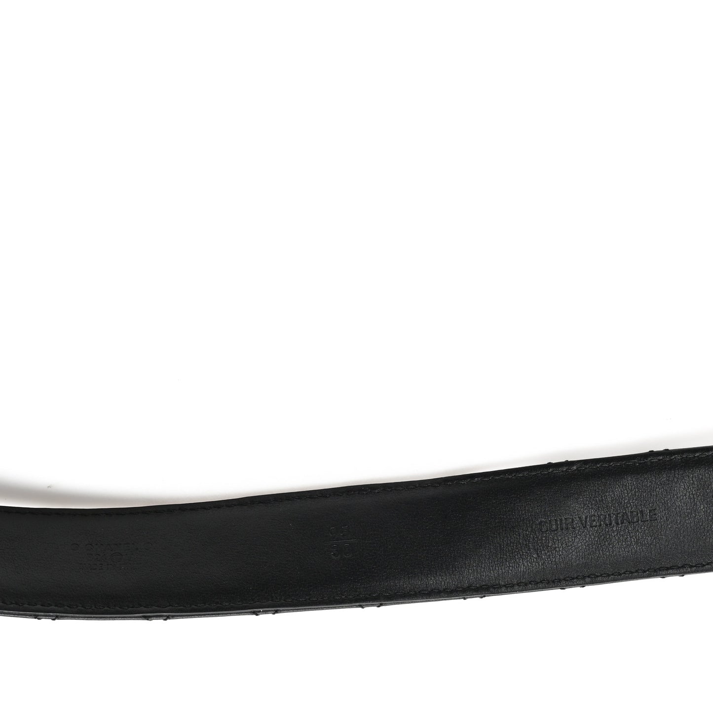 Calfskin Quilted CC Chain Belt 95 38 Black