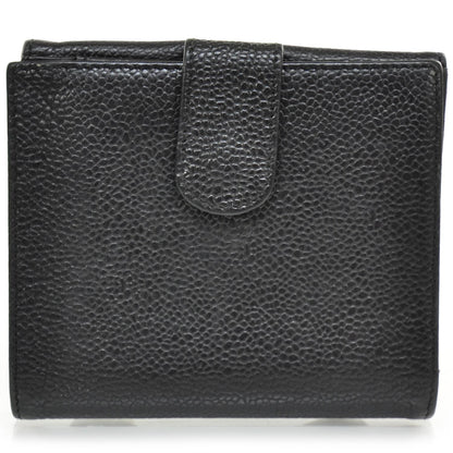 Chanel Caviar Compact Bi-Fold Wallet Black 2 of 8