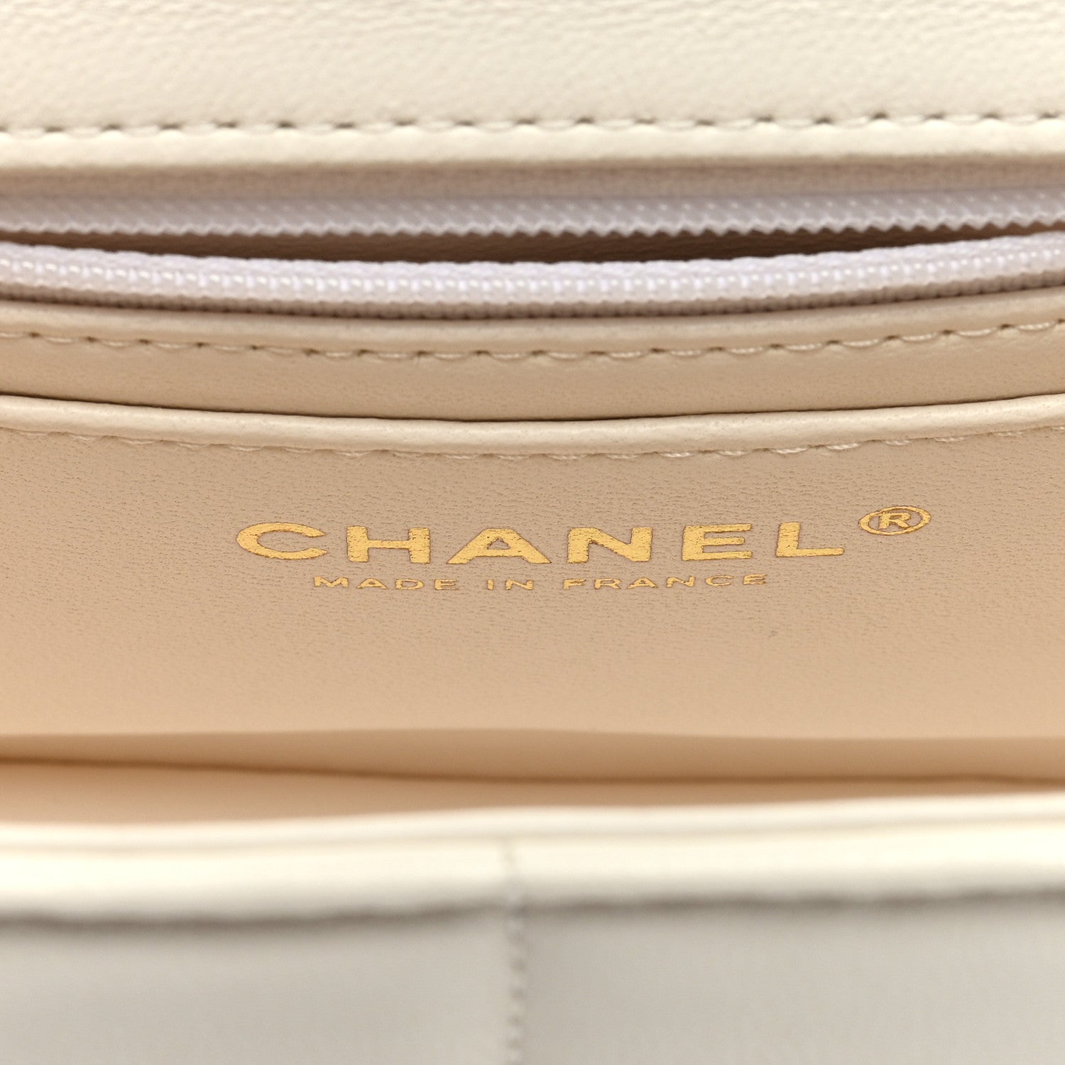 Chanel Lambskin Resin Crystal Square Quilted Monacoco Mini Square Flap White 6 of 9