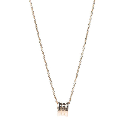 Bulgari 18K Rose Gold B.Zero1 Pendant Necklace 1 of 5