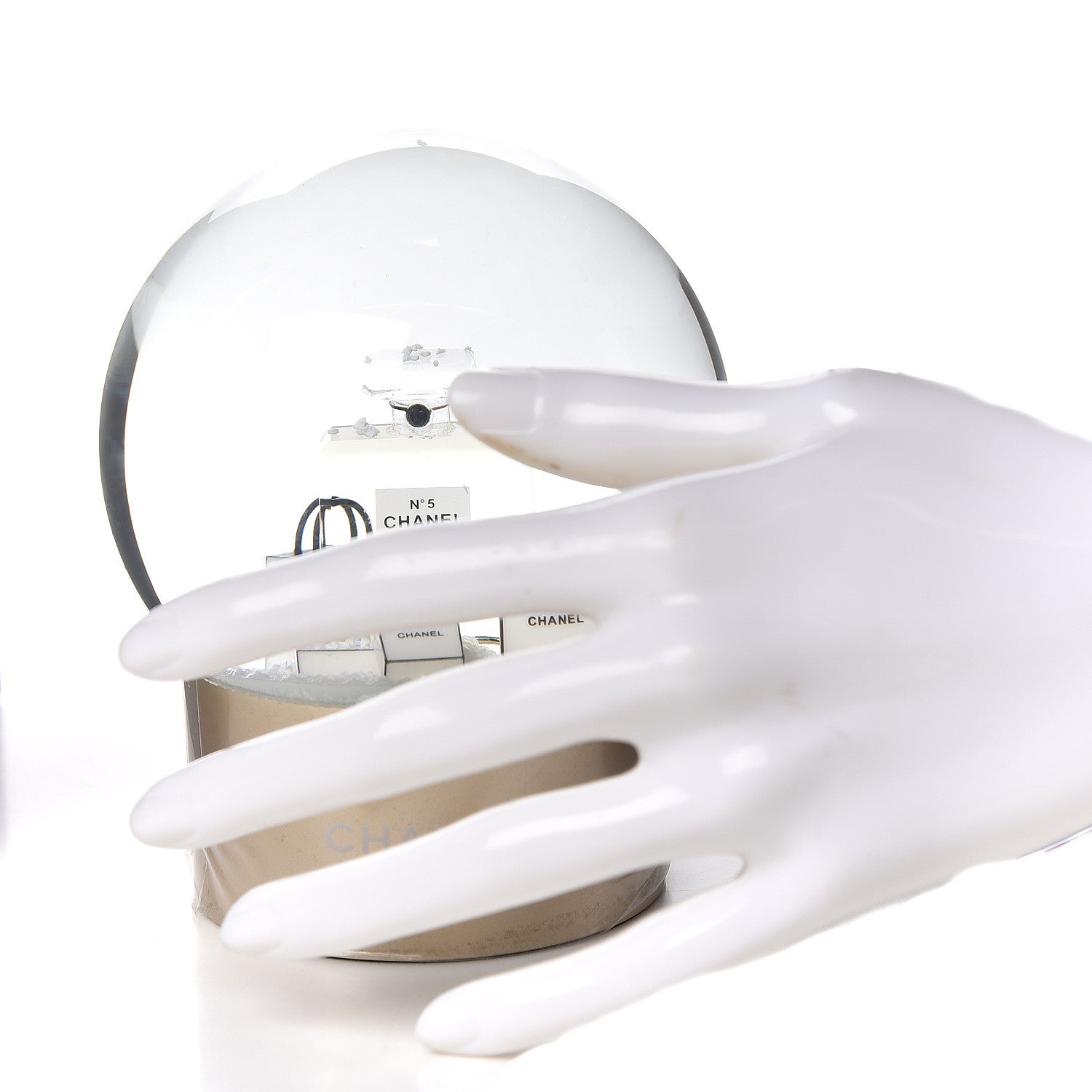 Chanel Glass N°5 Perfume Bottle Snow Globe 2 of 4