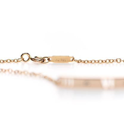 Tiffany 18K Rose Gold Diamond Atlas Bar Pierced Bracelet 5 of 5