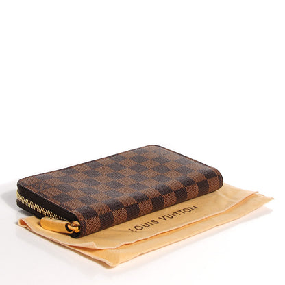 Louis Vuitton Damier Ebene Zippy Wallet 4 of 8