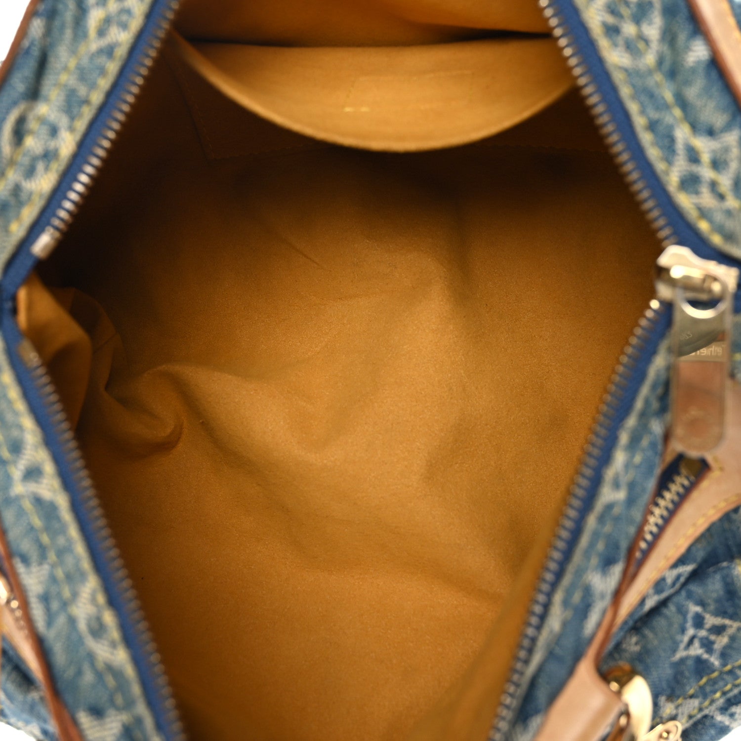 Louis Vuitton Monogram Denim Neo Speedy Blue 5 of 8