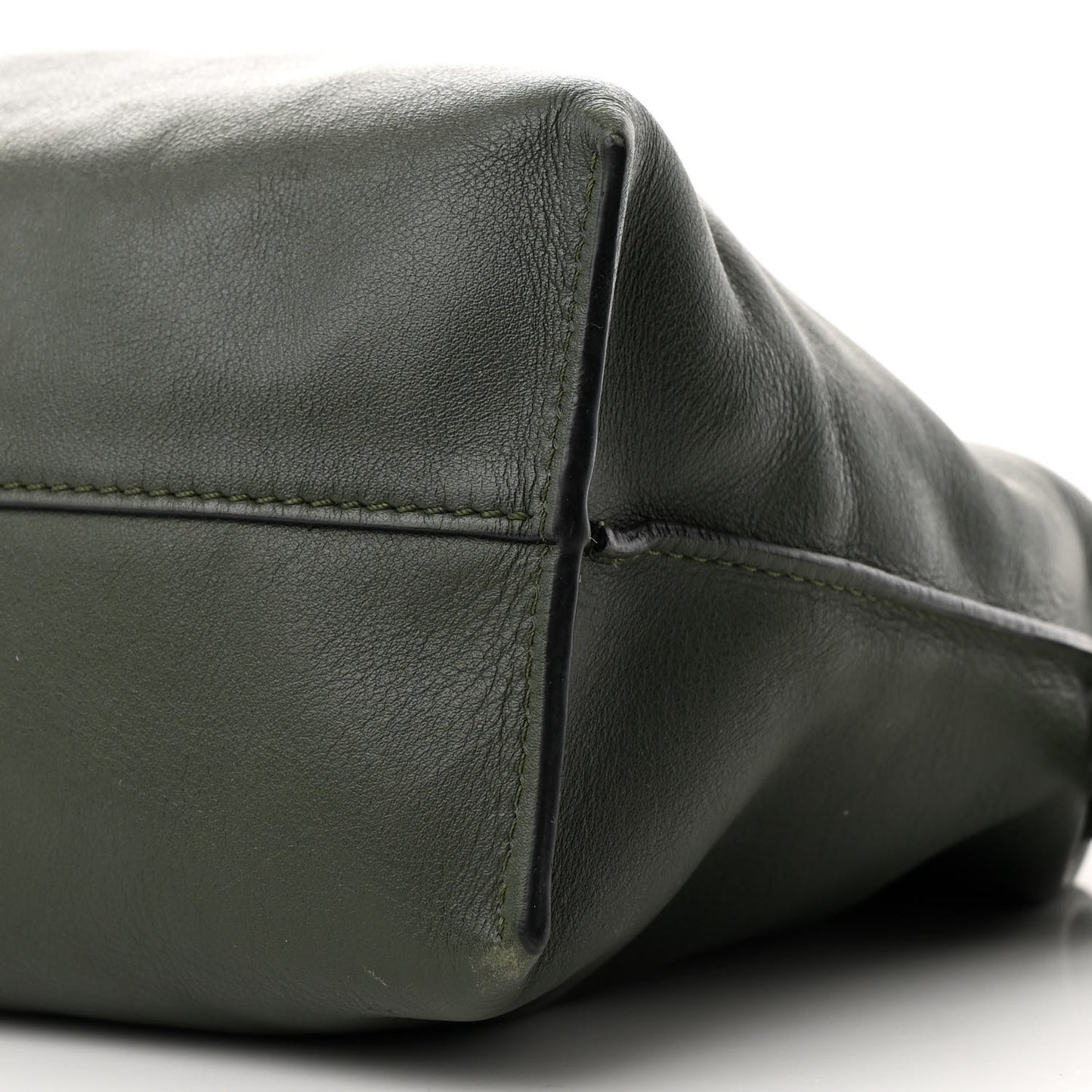 Nappa Medium Flamenco Knot Bag Vintage Khaki