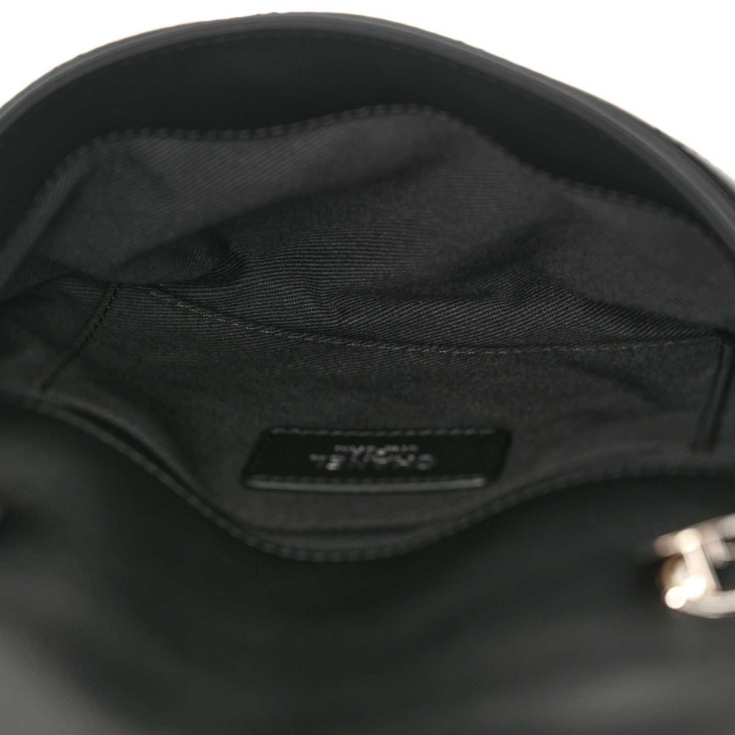 Chanel Calfskin Quilted CC Uniform Flap Belt Bag Black 4 of 10