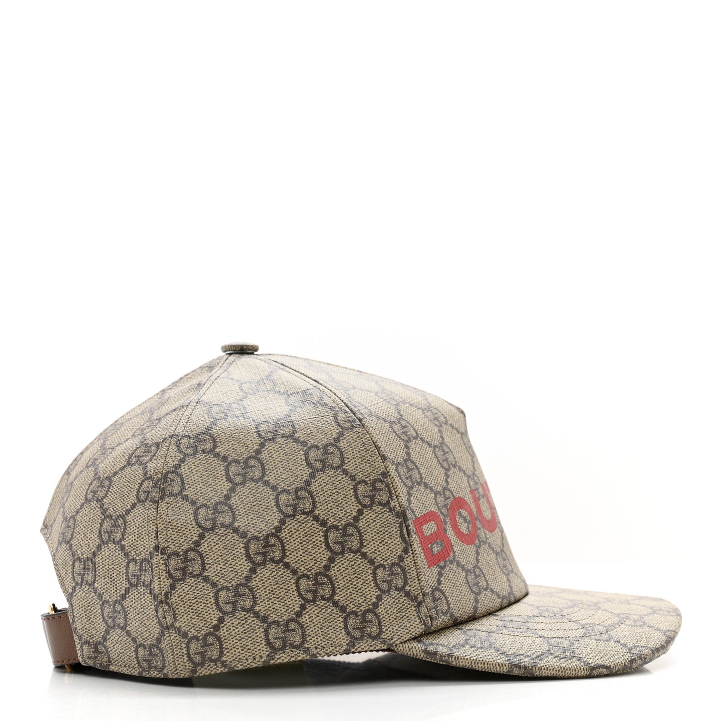 GG Supreme Monogram Boutique Print Baseball Hat S Beige