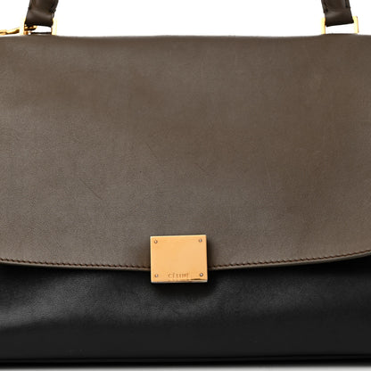 Celine Smooth Calfskin Suede Medium Tri-Color Trapeze Indigo 7 of 16