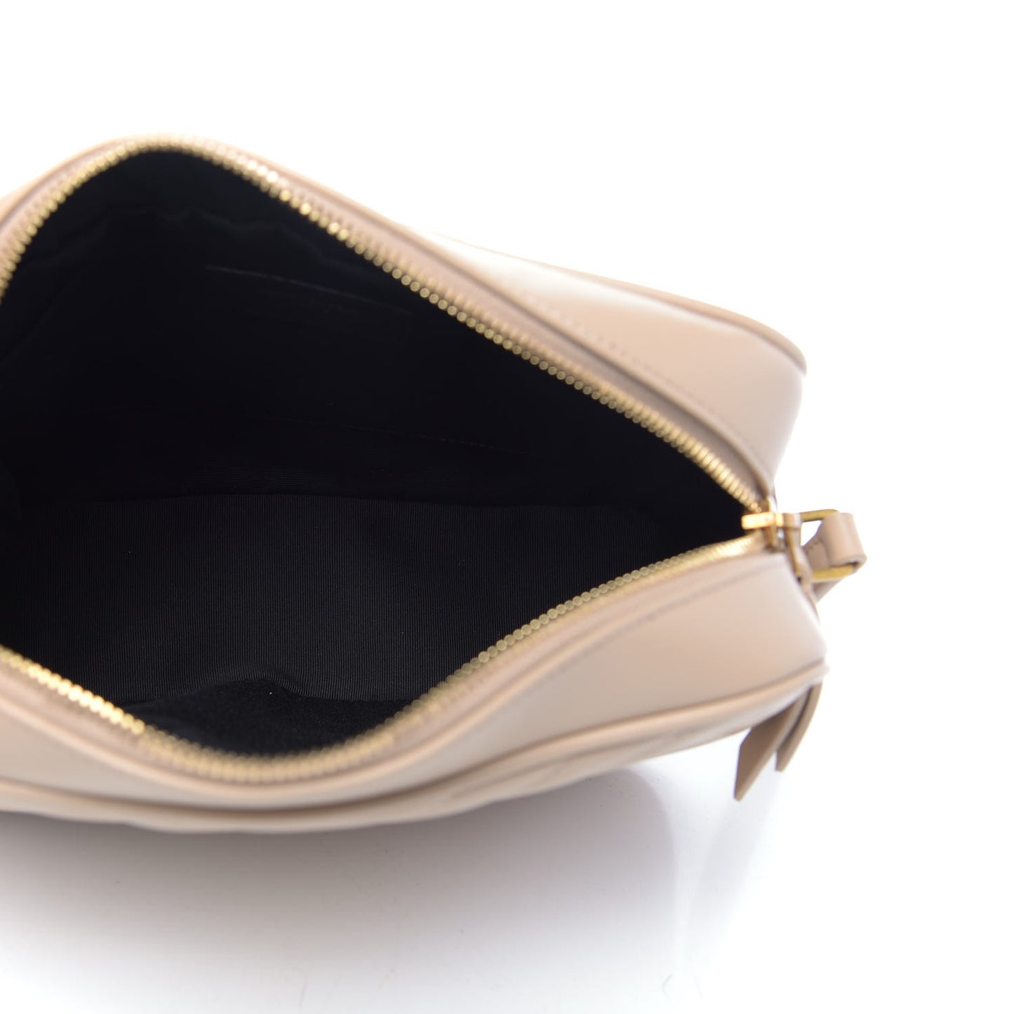 Calfskin Matelasse Monogram Lou Camera Bag Dark Beige