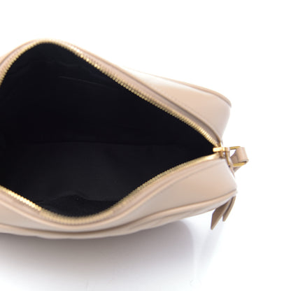 Saint Laurent Calfskin Matelasse Monogram Lou Camera Bag Dark Beige 5 of 8