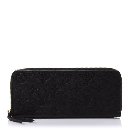 Louis Vuitton Empreinte Clemence Wallet Black 1 of 7