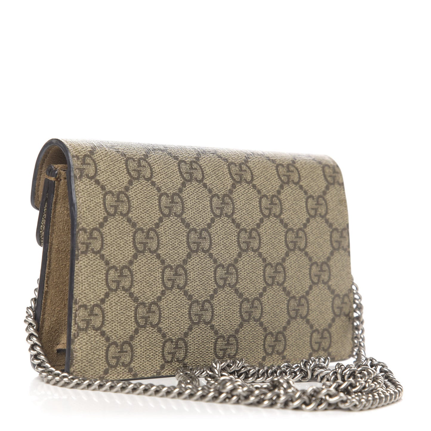 GG Supreme Monogram Super Mini Dionysus Shoulder Bag Taupe