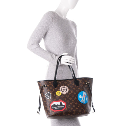 Louis Vuitton Monogram World Tour Neverfull MM 2 of 8