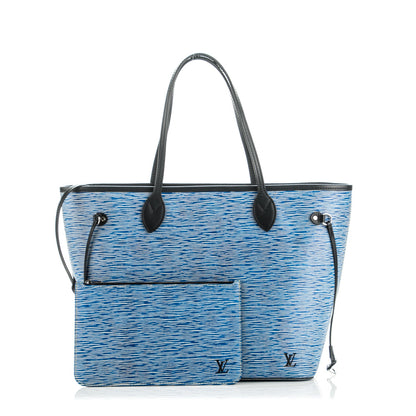 Louis Vuitton Epi Neverfull MM Denim Light 1 of 9