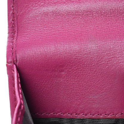 Gucci Monogram Dice French Flap Wallet Fuchsia 13 of 14