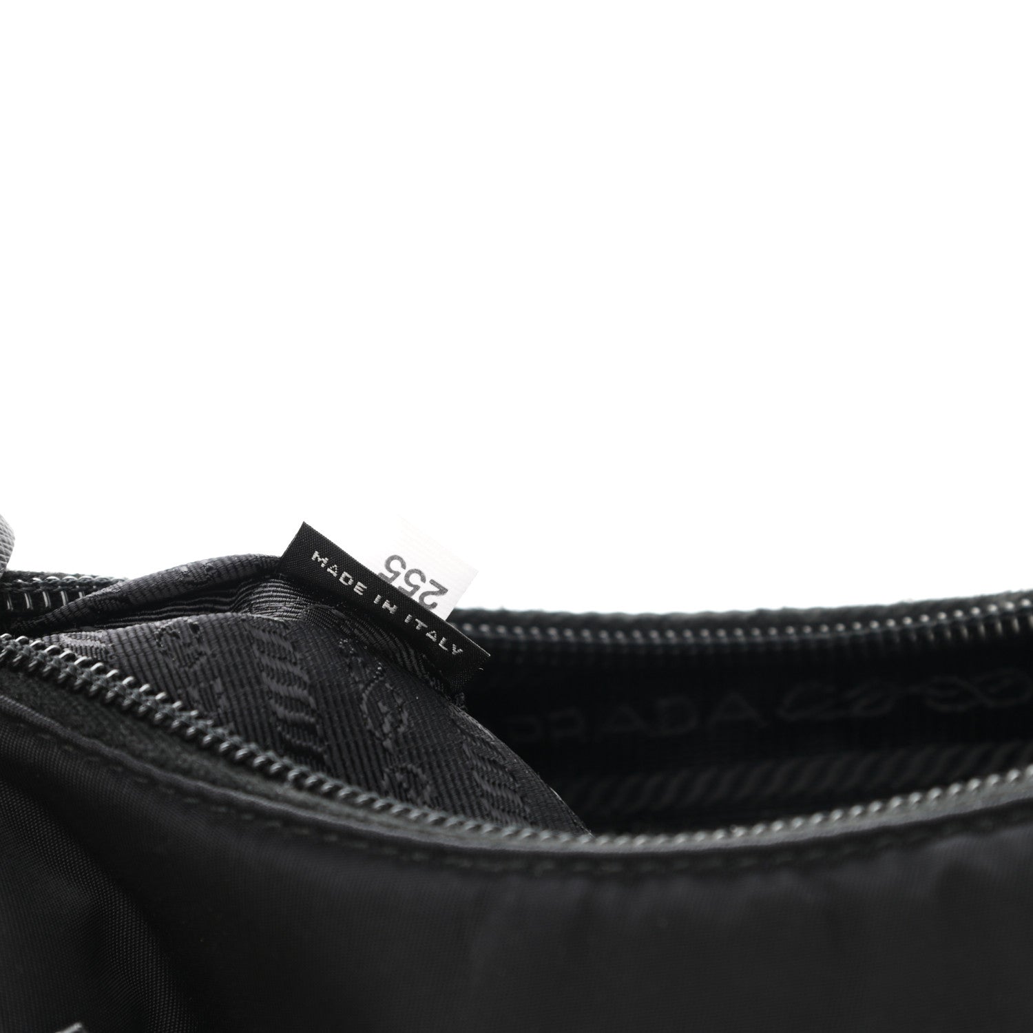 Prada Tessuto Nylon Mini Re-Edition 2000 Bag Black 7 of 10