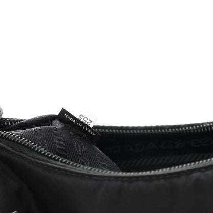 Prada Tessuto Nylon Mini Re-Edition 2000 Bag Black 7 of 10