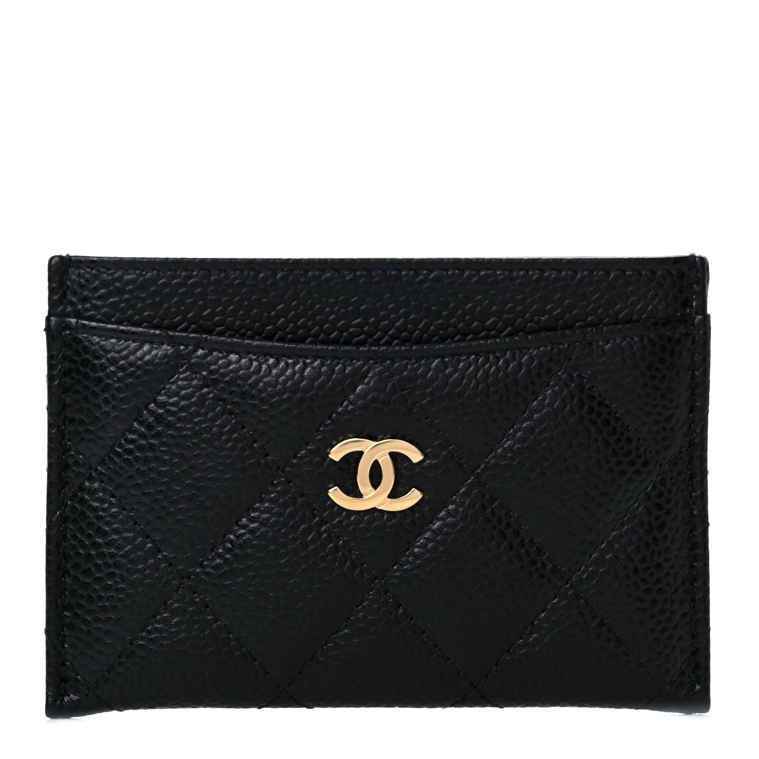 Chanel Caviar Quilted Card Holder Black 1 of 10