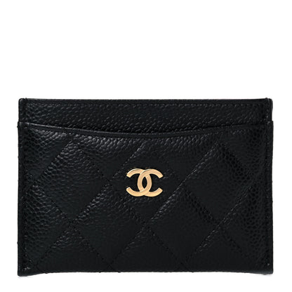 Chanel Caviar Quilted Card Holder Black 1 of 10