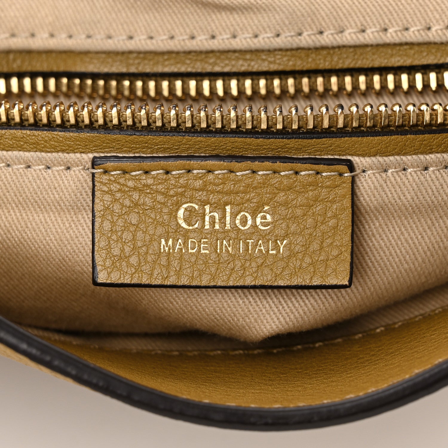 Chloe Suede Calfskin Small Faye Backpack Dark Khaki 6 of 15