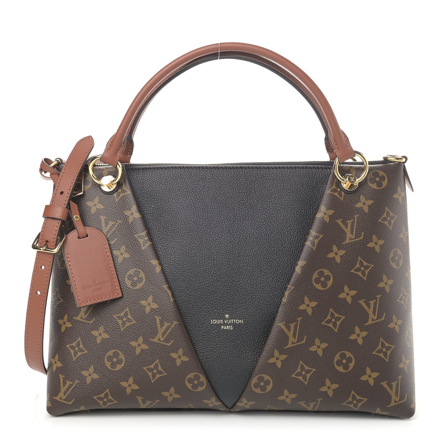 Monogram V Tote MM Black