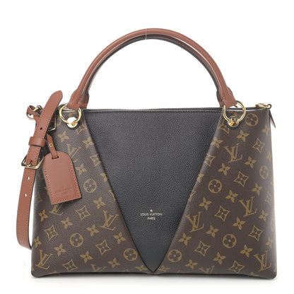 Louis Vuitton Monogram V Tote MM Black 1 of 10