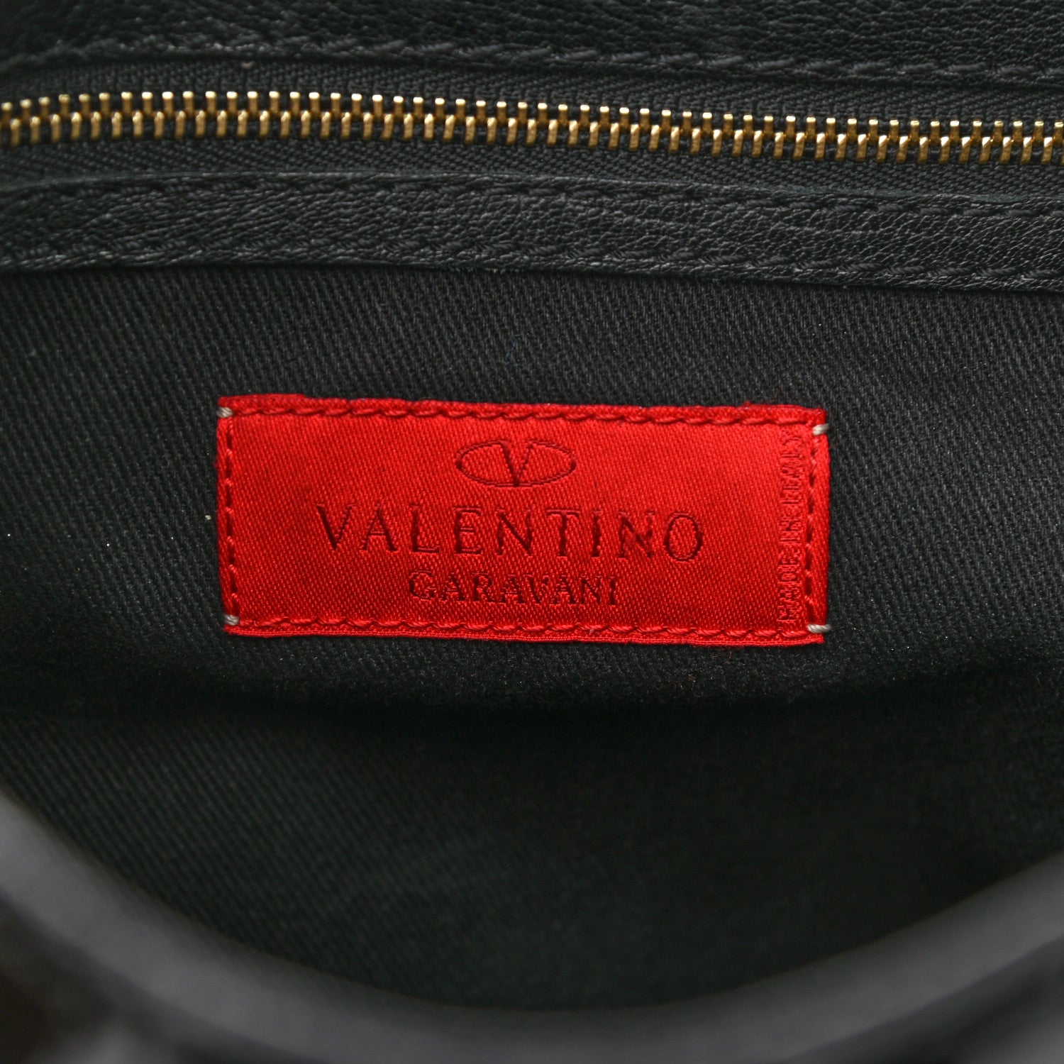 Valentino Garavani Patent Large Histoire Black 6 of 12