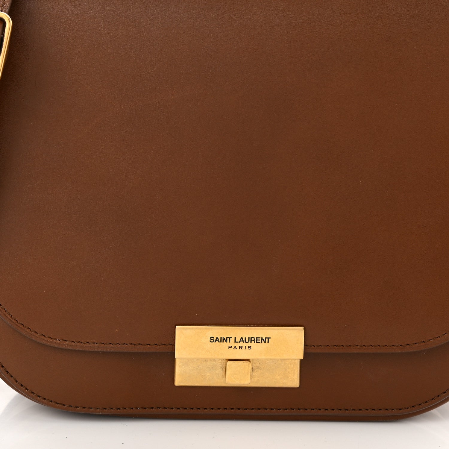 Saint Laurent Calfskin Betty Messenger Deep Moka 8 of 10