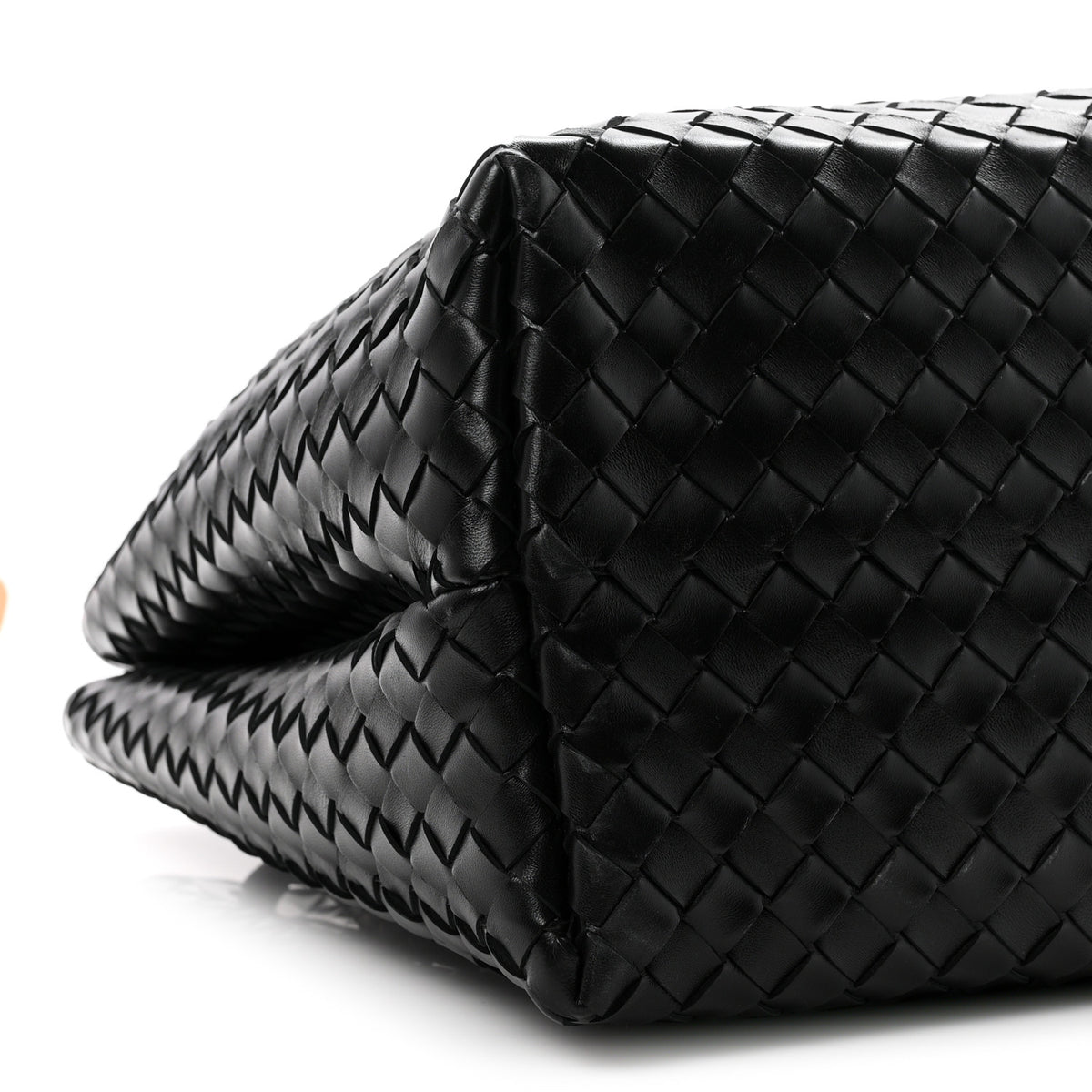 Bottega Veneta Nappa Intrecciato Large Andiamo Shoulder Bag Black 9 of 10