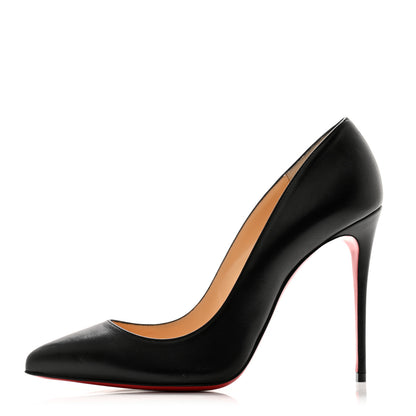 Christian Louboutin Shiny Nappa Pigalle Follies 100 Pumps 39.5 Black 1 of 11