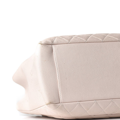Chanel Caviar Quilted Grand Shopping Tote GST Beige Clair 5 of 10