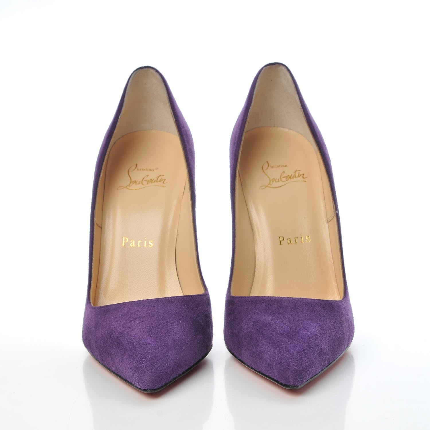 Christian Louboutin Suede So Kate 120 Pumps 37.5 Violet 2 of 10