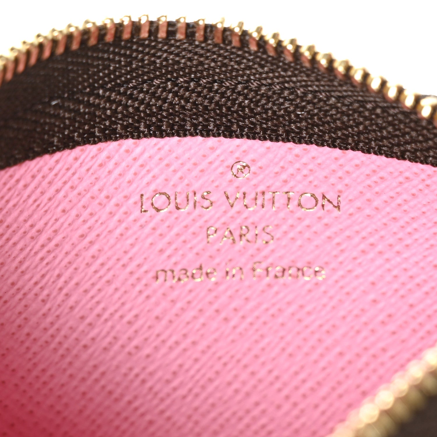 Louis Vuitton Monogram 2022 Christmas Animation Paris Key Pouch Pink 6 of 6