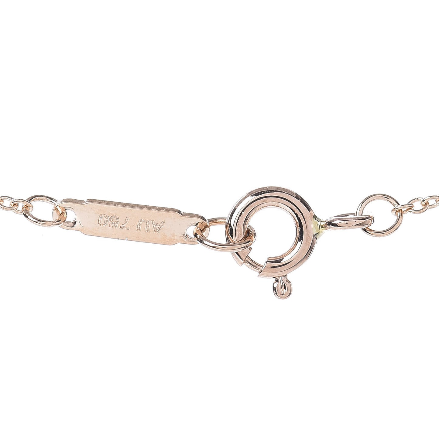 18K Rose Gold Diamond Metro Heart Pendant Necklace